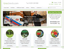 Tablet Screenshot of grassseeds.com